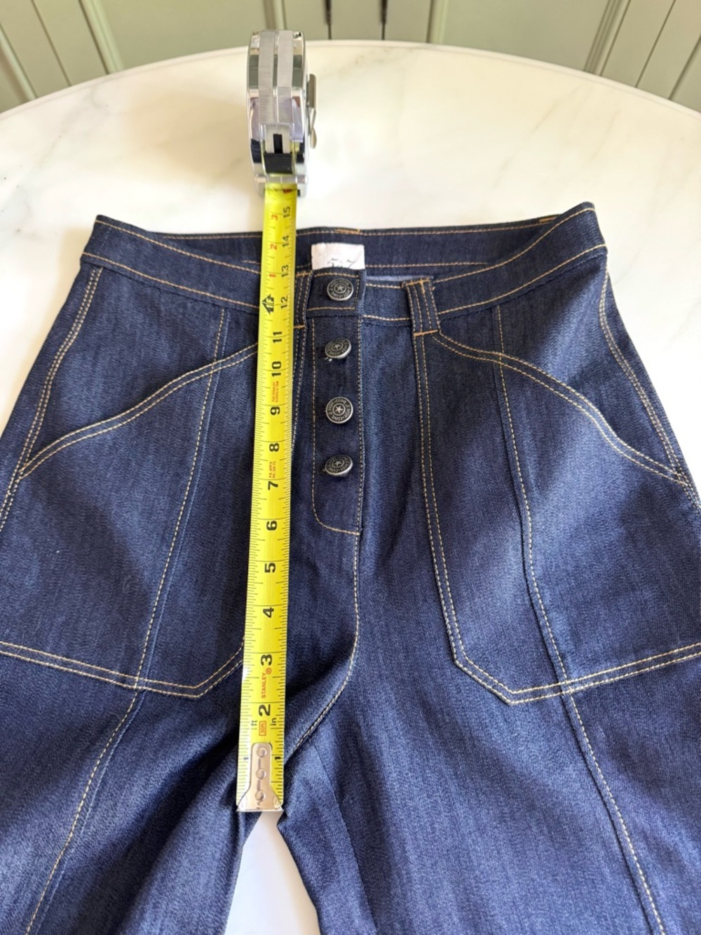 Cinq a Sept Long Benji Jeans Sz 6 - Picture 7 of 12